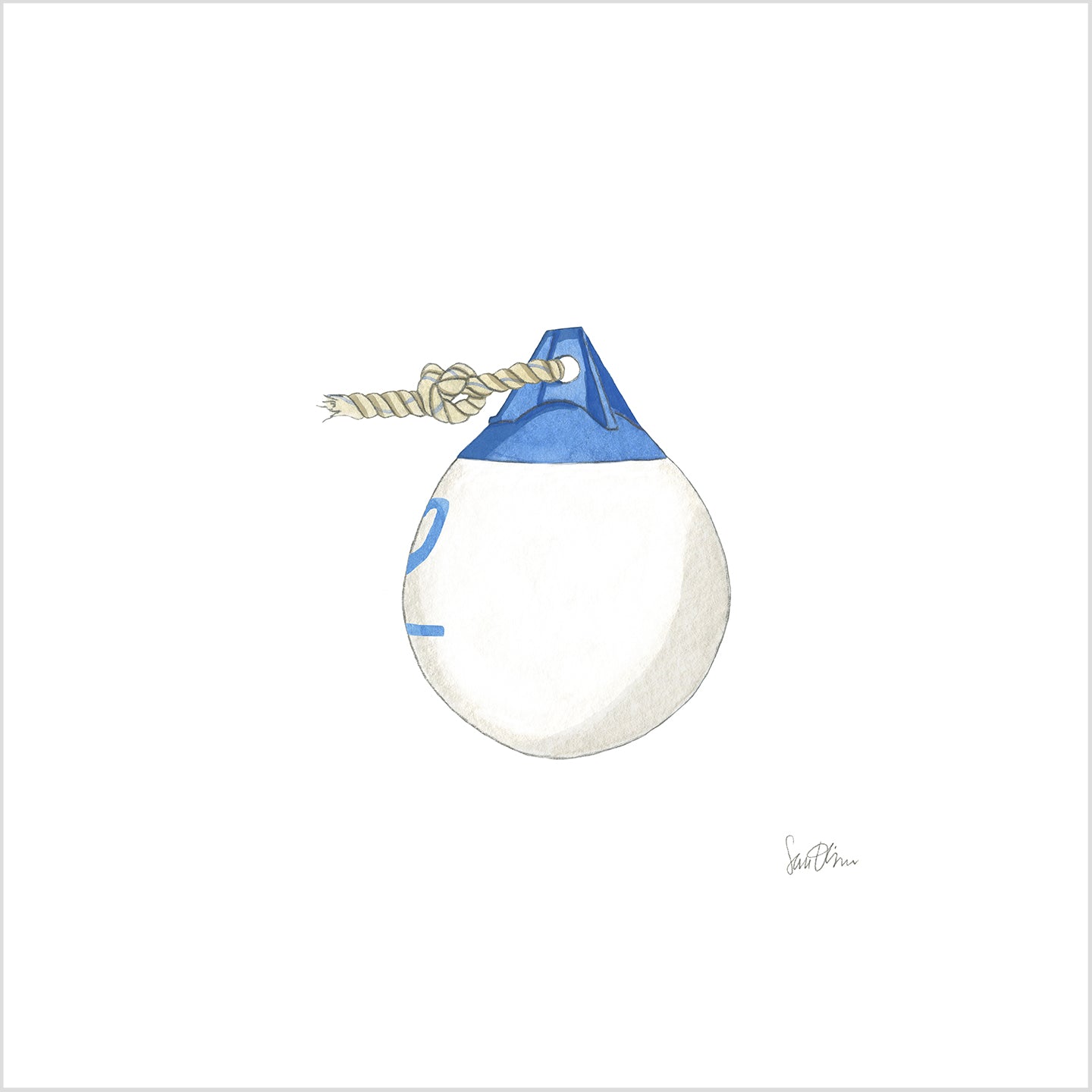 Buoy Art Print by Sara Fitz