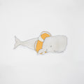 Whale Sticker by Sara Fitz